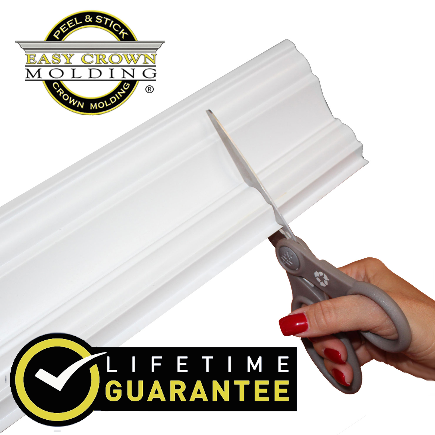 4" Easy Crown Molding 85' foot kit for textured ceilings