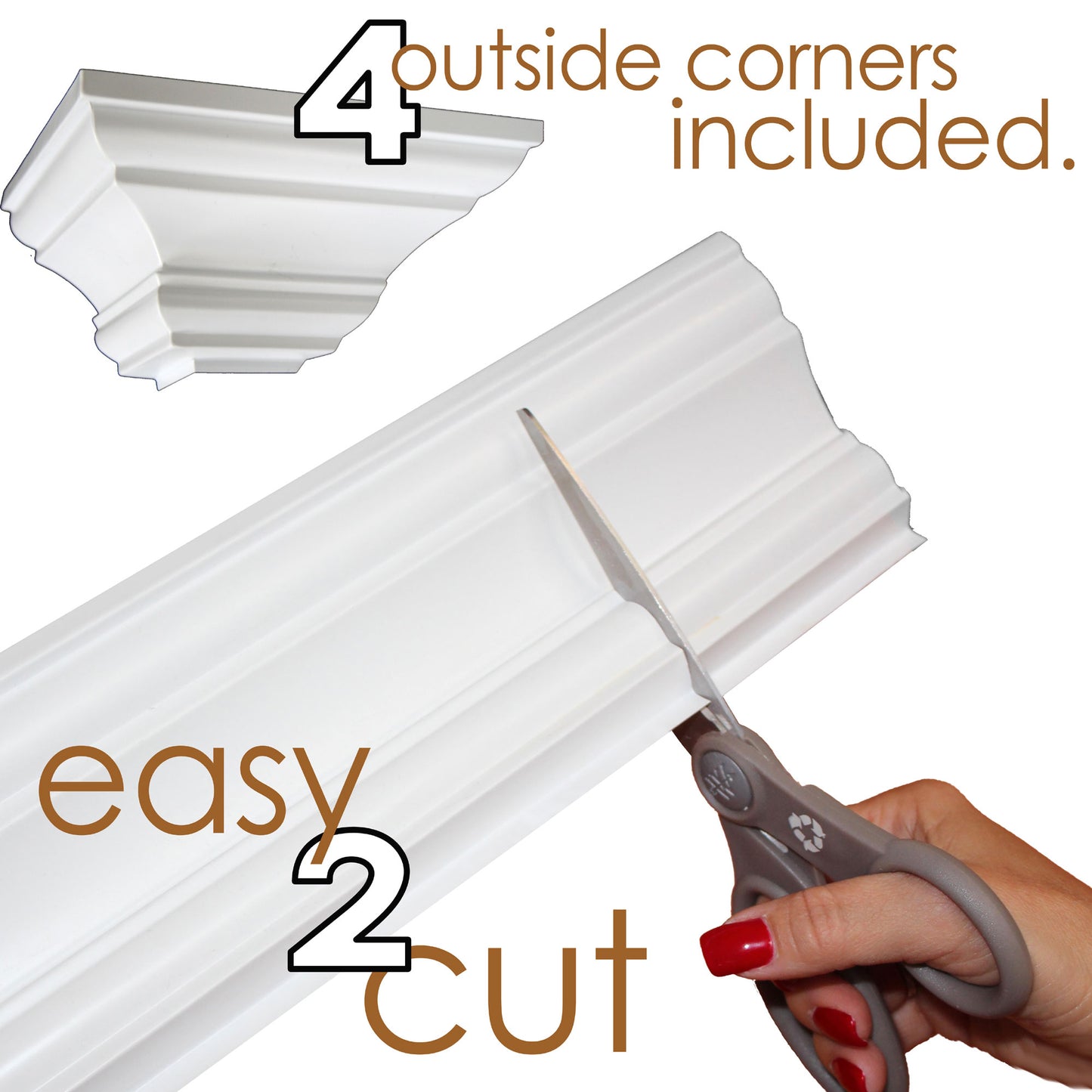 outside crown molding corners, cutting crown molding
