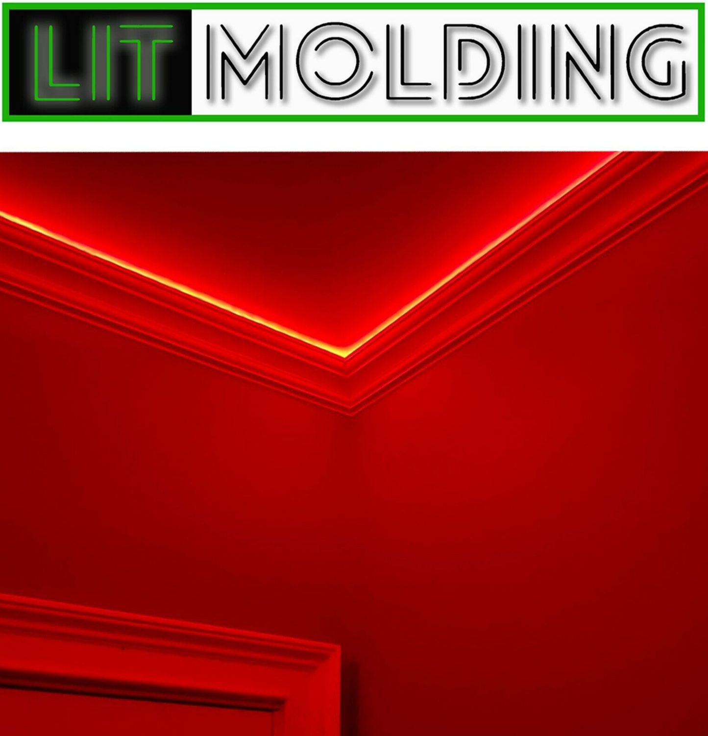 4.5" LIT Molding LED backlit crown molding 52' kit.